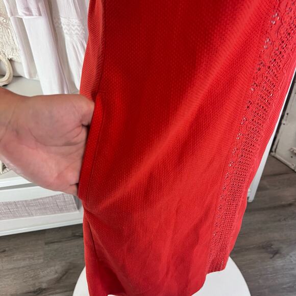 Nine West women's size 4 sheath dress orangish red. Coastal fun #0971 - Picture 15 of 15